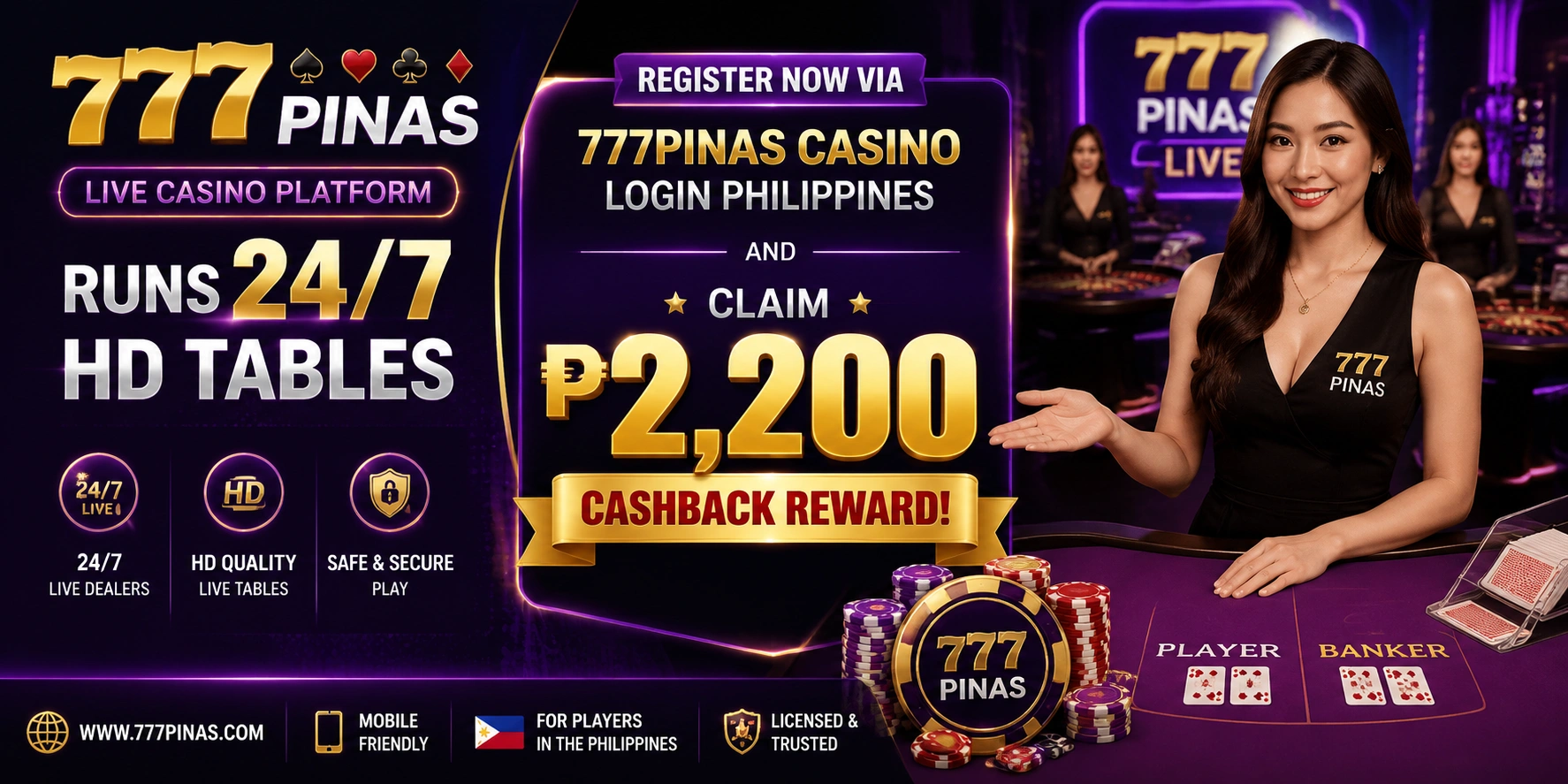 777PINAS Casino casino interface example